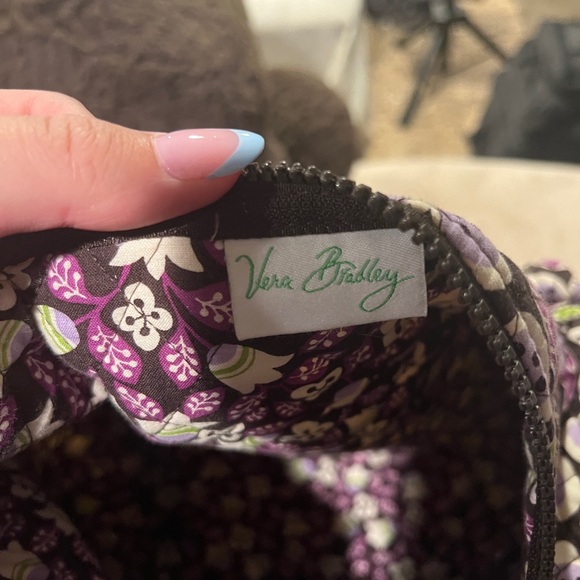 Vera Bradley XL Weekender Duffel Bag Plum Petal - Picture 3 of 4